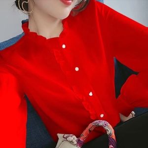 J.Crew ruffle blouse